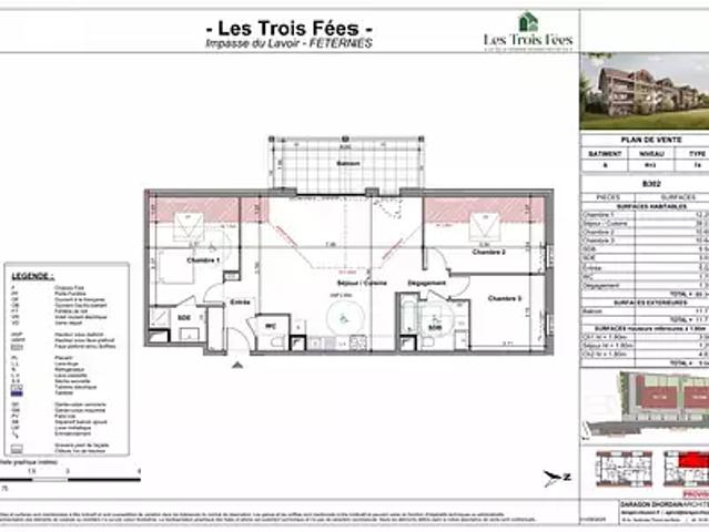 Féternes 74500 Achat / Vente appartement 4 pièces t4