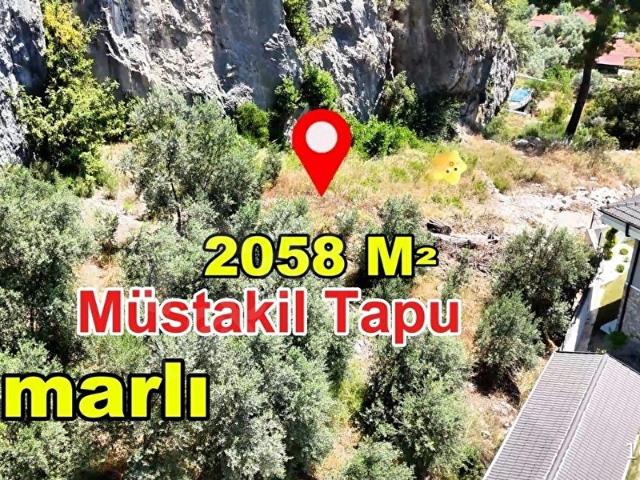 FETHİYEDE DENİZE 10 DK. MESAFEDE 2058 M2 İMARLI