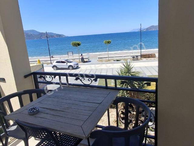 Fethiye Çalış Plajında Denize Sıfır Eşyalı Kiralık Daire