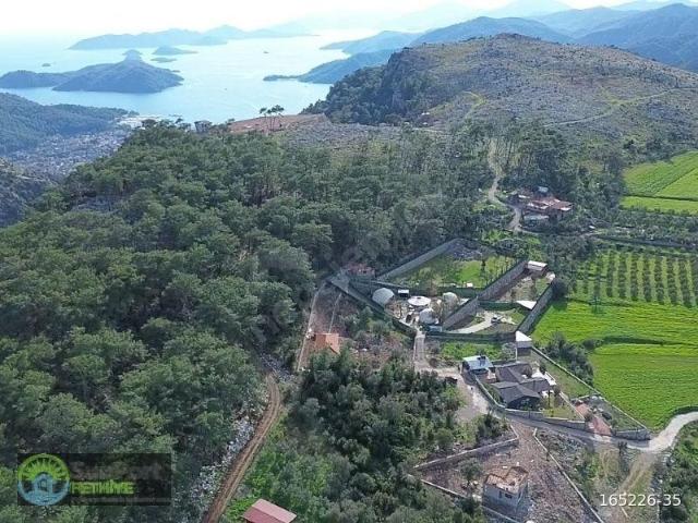 Fethiye Göcek' te 1005m2 Arazi %5 imarlı Göcek Merkeze 5dk