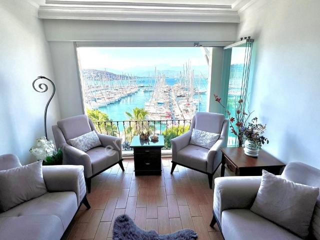 Fethiye Karagözler Teraslı, Marina Manzaralı 2+1 Dubleks Daire