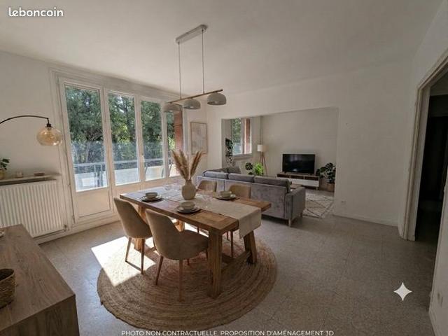 FEYZIN Appartement T4 2 chambres balcon