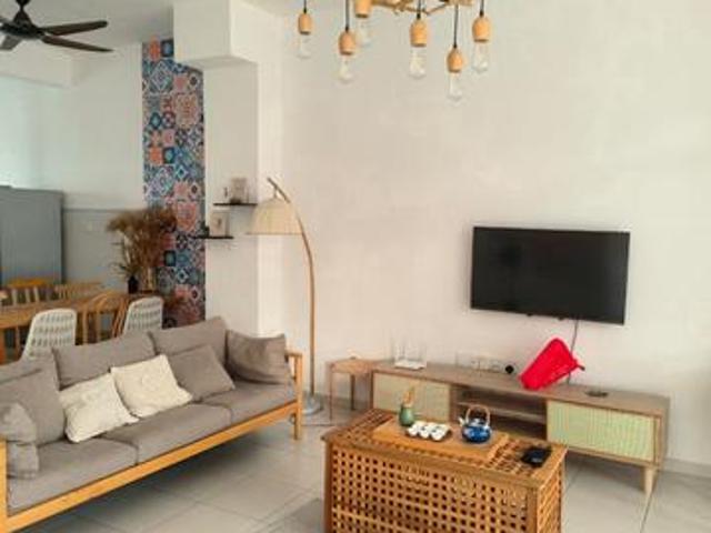 FFurnish 4R3B 2storey For RENT Spring Fields setia ecohill 2