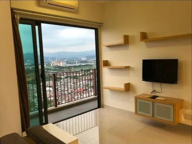 Ffurnished High Flr Kiara East Dex Suite Jln Kuching10m nearby MRT