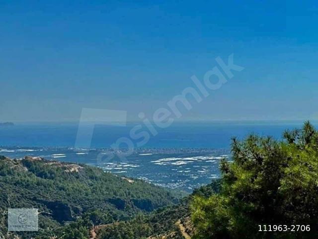 FİNİKE ALACADAĞDA EŞSİZ MANZARALI İMARLI 360 M2 VİLLA ARSASI