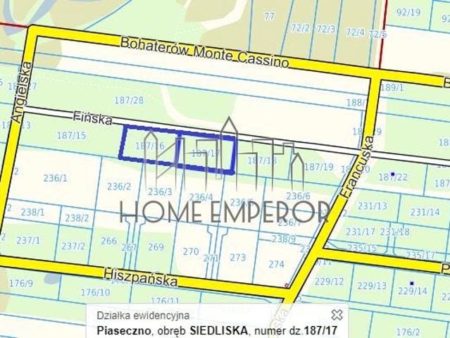 Fińska 1 600 m², Siedliska