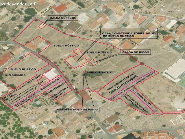 Finca de 12.441 m2 en Raiguero de Bonanza, pedanía de Orihuela Alicante
