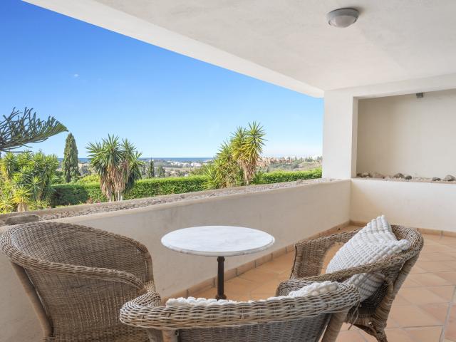 Finca privada en las colinas de Benahavís con vistas panorâmicas al mar en Puerto del Capitán Benahavís