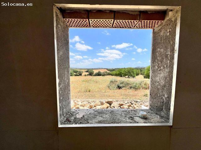 Finca rústica con vivienda en construcción en venta