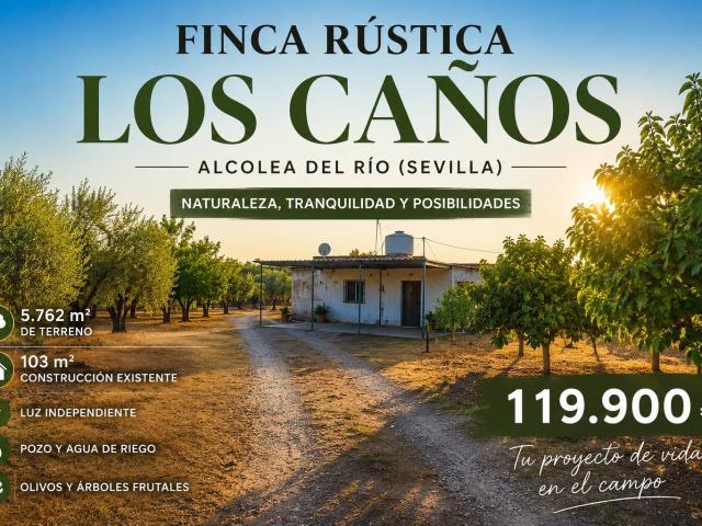 Finca Rústica con Vivienda, Pozo Legalizado y 5.762 m2 de Naturaleza | Alcolea del Río Sevilla