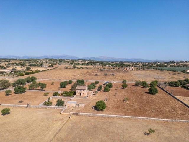 Finca rústica con construcción tradicional de piedra para reformar en Maria de la Salut, Mallorca