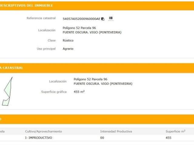 Finca Rústica de 971 m2 en Fuente Oscura Vigo LAVADORES