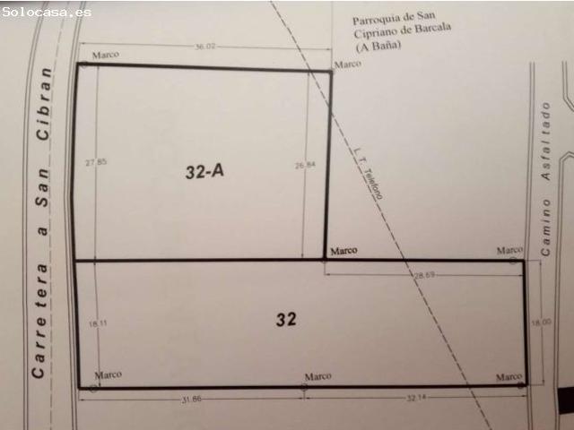 FINCA SEGREGADA EN 2 PARCELAS EDIFICABLES, ZONA NEGREIRA