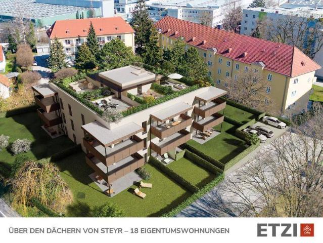 Finden Sie Ihre exklusive Eigentumswohnung in Steyr ab € 209.010