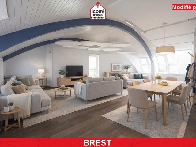 Finistere Brest 29200 A Vendre Appartement Duplex T5. 135m² Brest