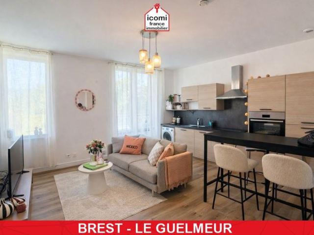 FINISTERE Brest 29200 A VENDRE APPARTEMENT T2 1 CHAMBRE AUCUNS TRAVAUX IDEALEMENT SITUE SYNDIC BENEVOLE