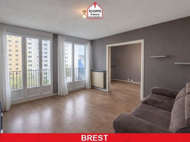 FINISTERE Brest 29200 A VENDRE APPARTEMENT T3 2 CHAMBRES ETAGE INTERMEDIAIRE ASCENSEUR BALCON CHAUFFAGE URBAIN GARAGE EN OPTION