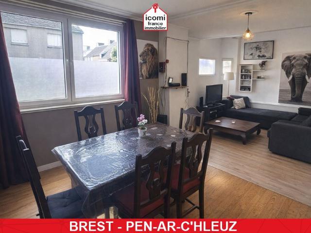 FINISTERE Brest 29200 A VENDRE MAISON DE VILLE T5 3 CHAMBRES POSSIBLE 5 BEAU POTENTIEL SUR TERRAIN CLOS DE 175M²