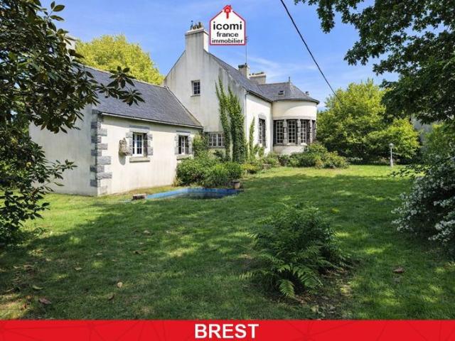 FINISTERE Brest 29200 A VENDRE MAISON INDIVIDUELLE T6 162M² DES ANNEES 50 BEAU POTENTIEL SUR TERRAIN DE 1185M²