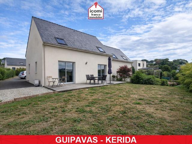FINISTERE Guipavas 29490 A VENDRE MAISON 105M² 4 CHAMBRES POSSIBLES 2018 PIECE DE VIE 36M² CALME PARKING GRANDES CHAMBRES POMPES A CHALEUR