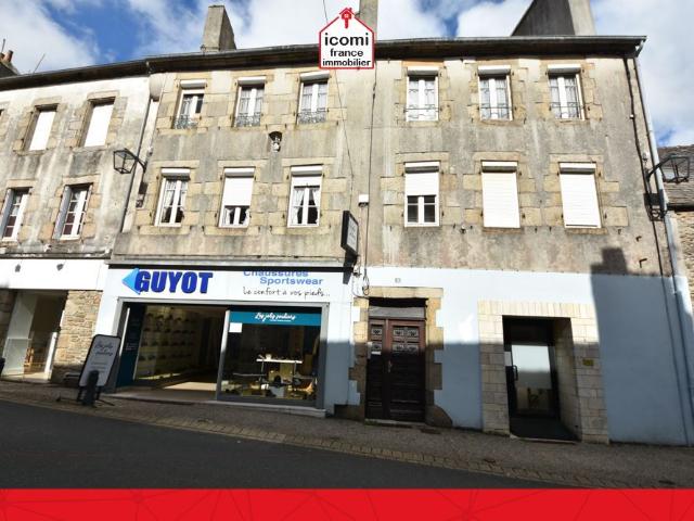 FINISTERE Lesneven 29260 A VENDRE LOCAUX COMMERCIAUX AVEC VITRINE RESERVE BUREAU ATELIER JARDIN BEAU POTENTIEL