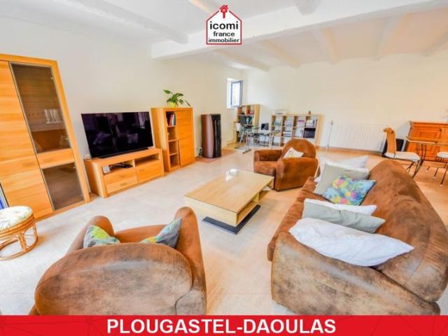 FINISTERE Plougastel Daoulas 29470 A VENDRE MAISON INDIVIDUELLE T7 229M² DE 1971 BELLES PRESTATIONS 5 CHAMBRES SOUS SOL COMPLET AUCUNS TRAVAUX TERRAIN DE 1235M²