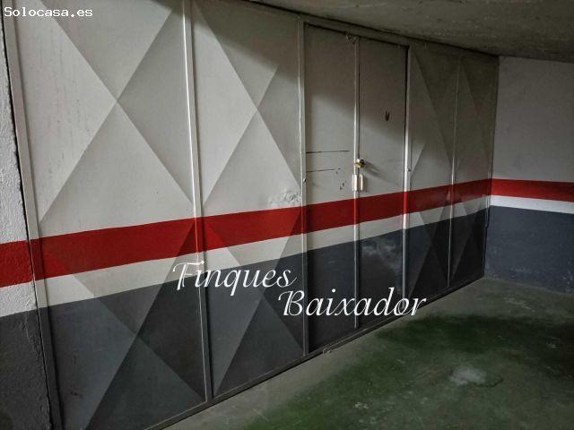 ¡FINQUES BAIXADOR PRESENTA PLAZA DE PARKING PARA COCHE, MOTO Y TRASTERO!