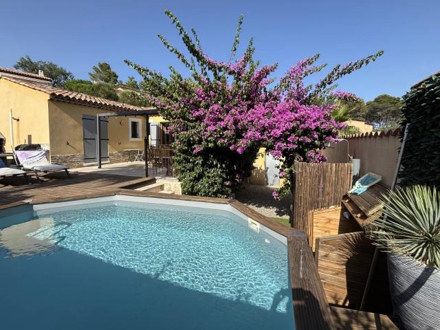 Figanières – Maison 4 Chambres Avec Piscine Et Garage 100m² Figanières