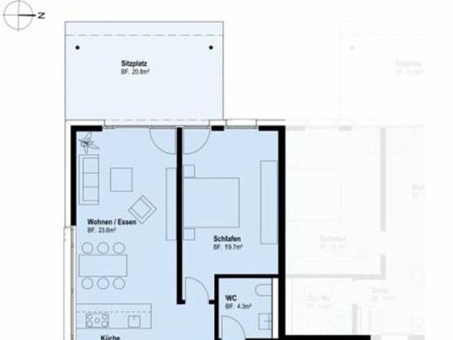 First occupancy – Modern 3½ room apartment in quiet neighborhood