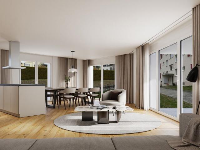 First rental: Kräuchi Areal development Modern living by the Emme River