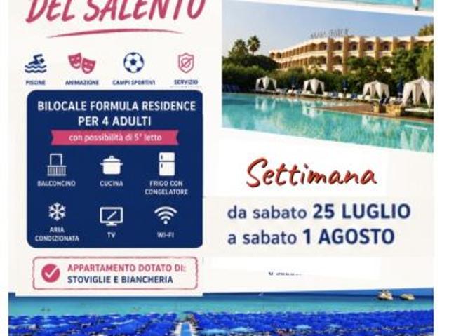 Fitto settimana in residence in Salento