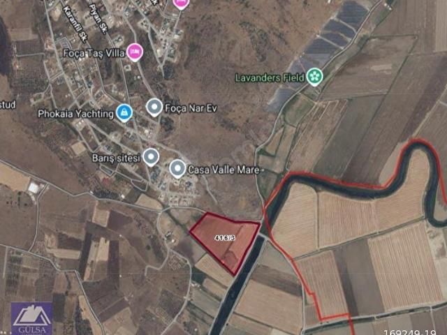 Foça yeni bağarasında vadi evlerinde satılık koop hissesi 1016m2