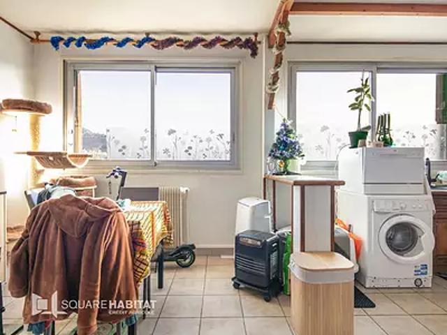 Fontaine 38600 Achat / Vente appartement 3 pièces t3 au dernier étage cave