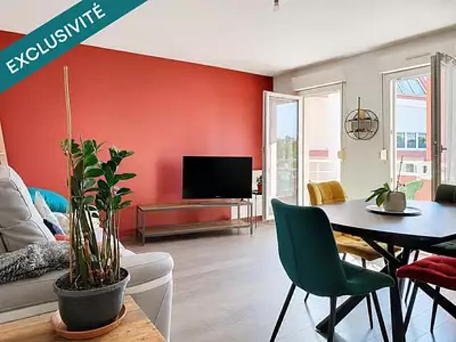 Fontaine lès Dijon 21121 Achat / Vente appartement 4 pièces t4 balcon parking