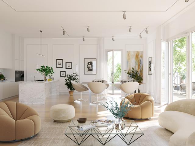 FONTAINE LES DIJON 21 à vendre,appartement de 89 m², 4 pièces avec terrasse de 16 m²