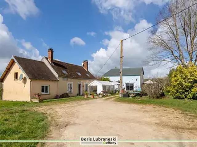 Fontaines 89130 Achat / Vente maison 5 pièces t5 terrasse