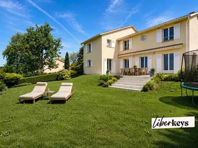 Fontaines Saint Martin 69270 Achat / Vente maison 6 pièces t6 terrasse cave