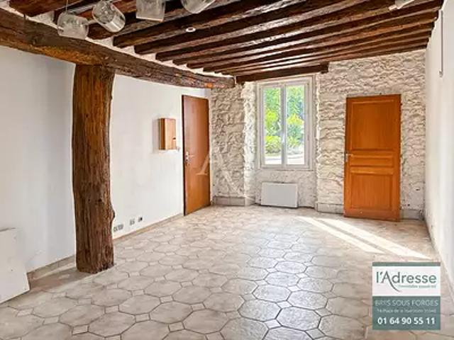 Fontenay lès Briis 91640 Achat / Vente appartement 1 pièce t1 au dernier étage cave