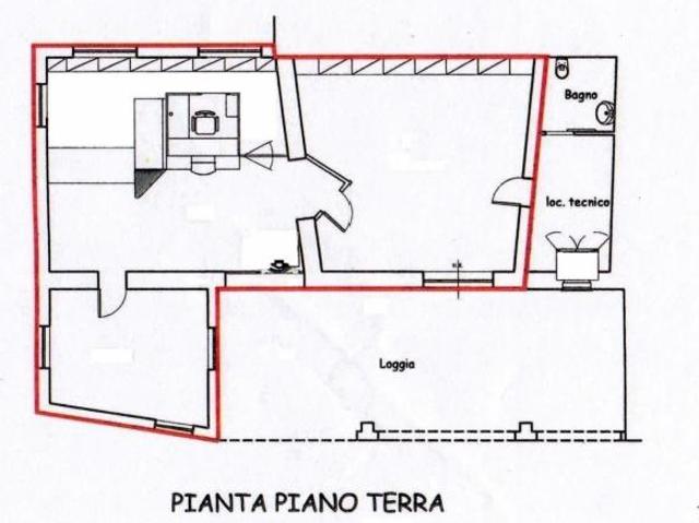 FONDO COMMERCIALE di 3 vani e di 70 mq GAMBASSI TERME rif. G 305