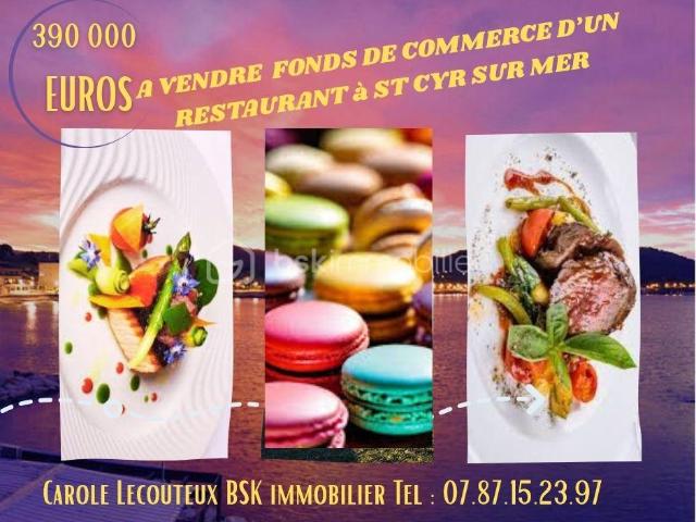 Fonds de commerce à vendre – Saint Cyr sur Mer Prix: 390 000 €