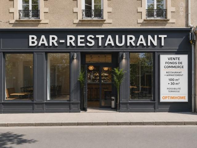 Fonds de commerce BAR RESTAURANT À VENDRE – EMPLACEMENT N°1 EN CENTRE VILLE NANTES 44