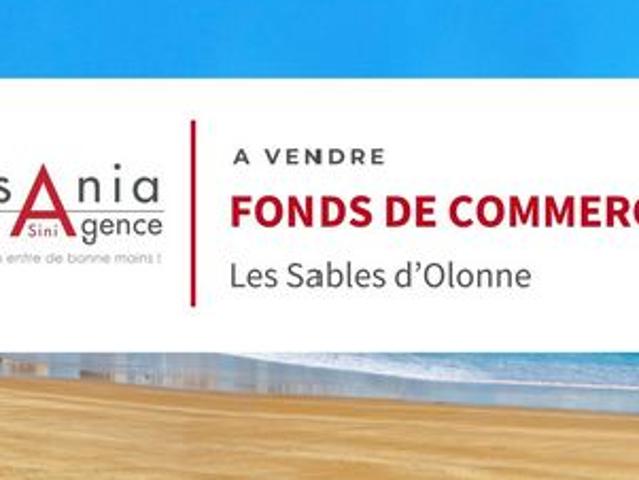 FONDS DE COMMERCE BAR/BRASSERIE FACE MER LES SABLES D'OLONNE