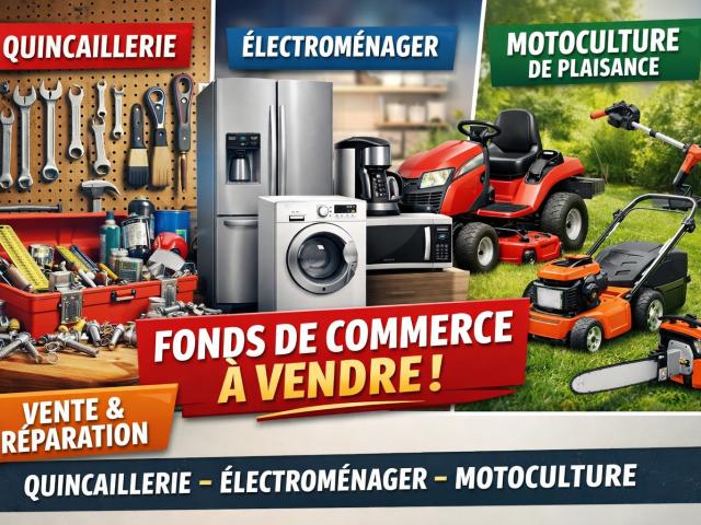FONDS DE COMMERCE MOTOCULTURE DE PLAISANCE NOYON 60