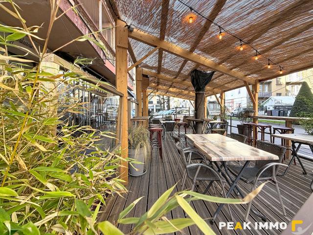 FONDS DE COMMERCE RESTAURANT/BAR 60 m2 AIX LES BAINS TERRASSE 50 m2