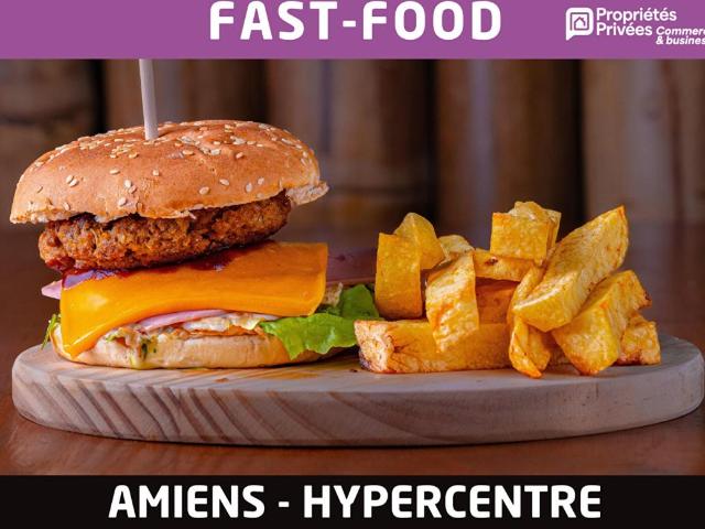 Fonds de commerce Restauration rapide Amiens Hypercentre rue piétonne