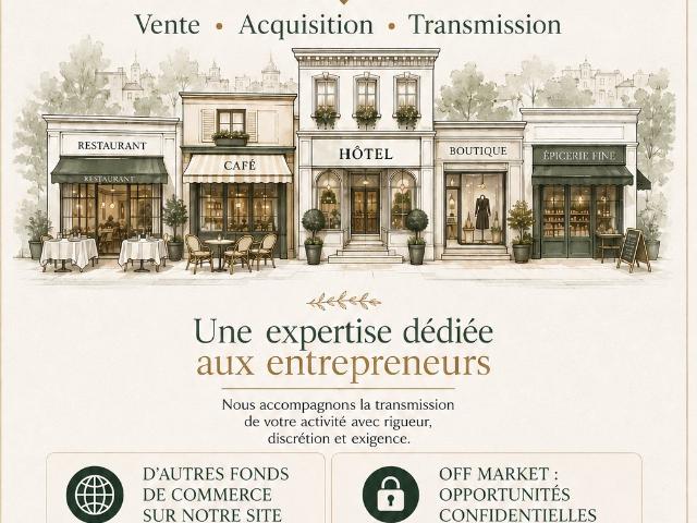 Fonds de commerce Restauration rapide Emplacement de qualité