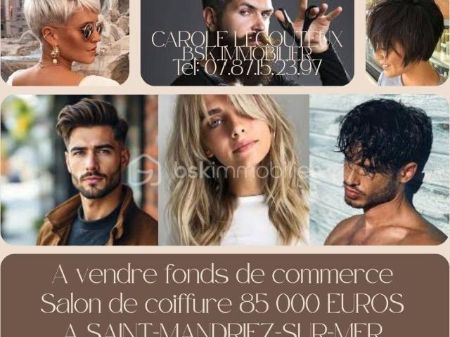 Fonds de commerce 'Salon de coiffure à vendre' – 85 000 €✨ Opportunité rare à saisir ! ✨