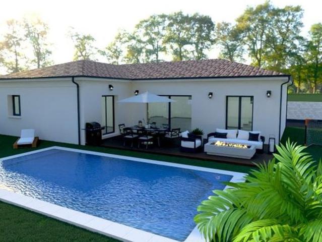 Fonsorbes à saisir villa 120m2 sur terrain plat et viabilisé de 1002 m2