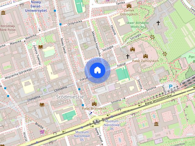 Foksal 13/15 ekskluzywny apartament 120 m² na wynajem