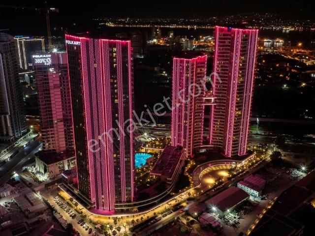 Folkart Vega Deniz Manzaralı Mobilyalı Satılık 1+1 Rezidans